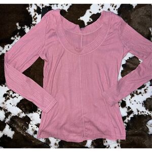 Peach Bailey Top - Wild Rose
